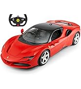 PowerTRC Remote Control Car, Ferrari SF90 RC 1:14 Scale Official Licensed Battery Operated Model ...