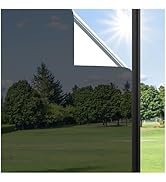 Haton Window Privacy Film One Way Window Tint Film Sun Blocking Anti UV Window Heat Blocker, Refl...