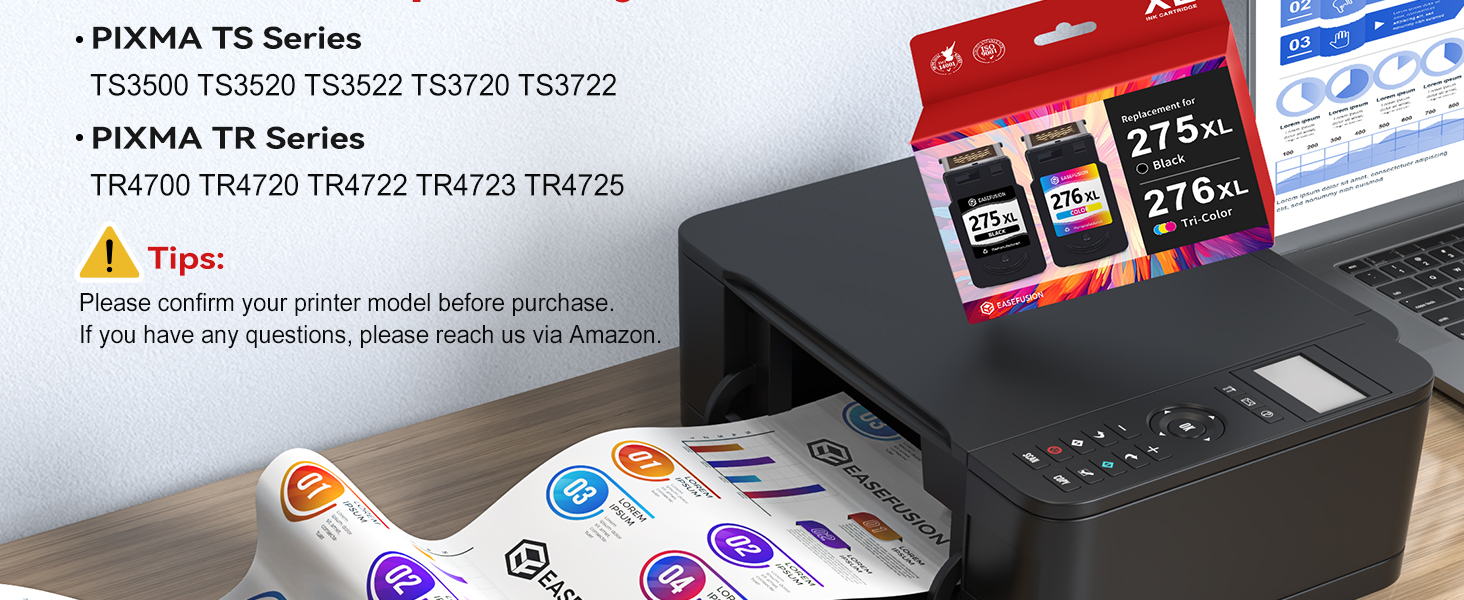 pixma ts3522 ink cartridges
