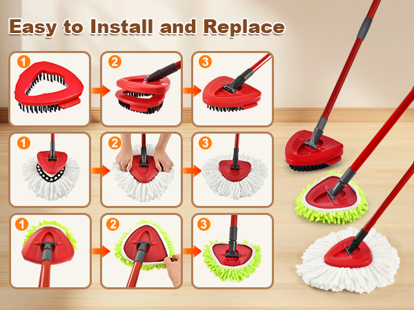 Mop Replacement Heads for O Cedar