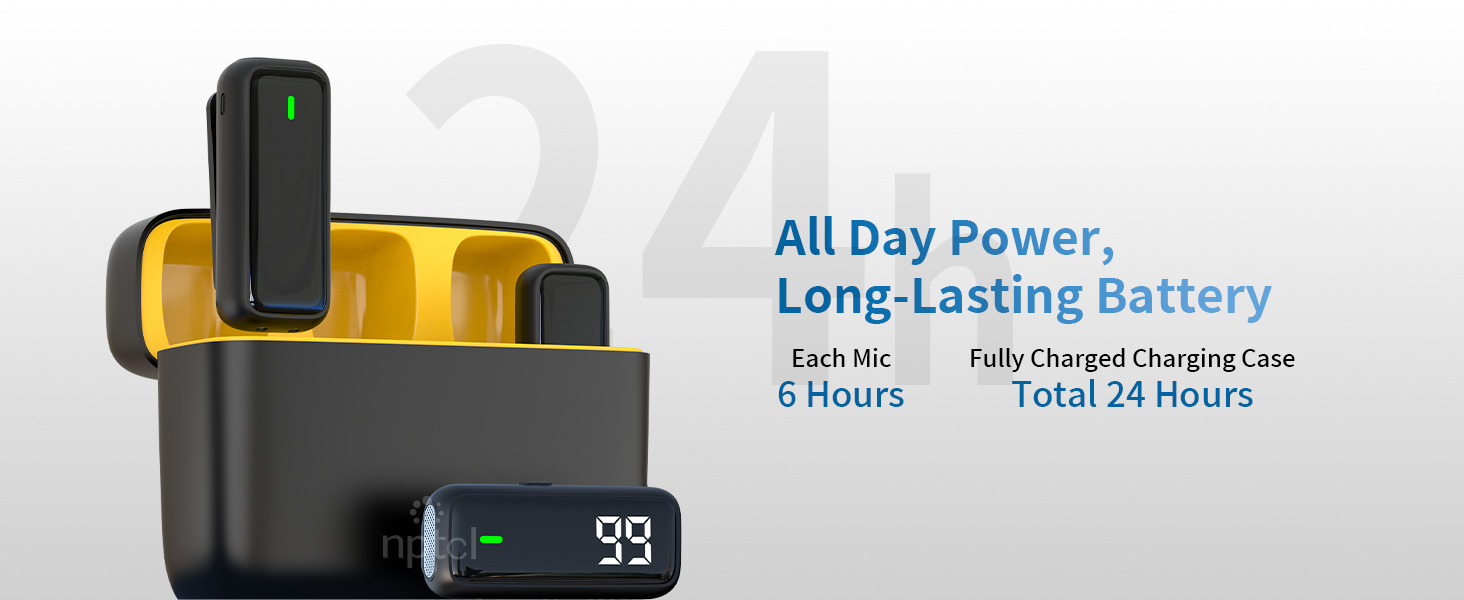 24 hours long-lasting microphone