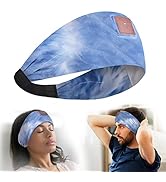 Sleep Headphones, BULYPAZY Tie Dye Bluetooth Headband Headphones with HD Stereo Speakers &amp; Elasti...