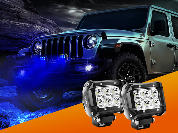 Blue light pods Hunting Lights led fog lights for trucks led spot lights for trucks off road