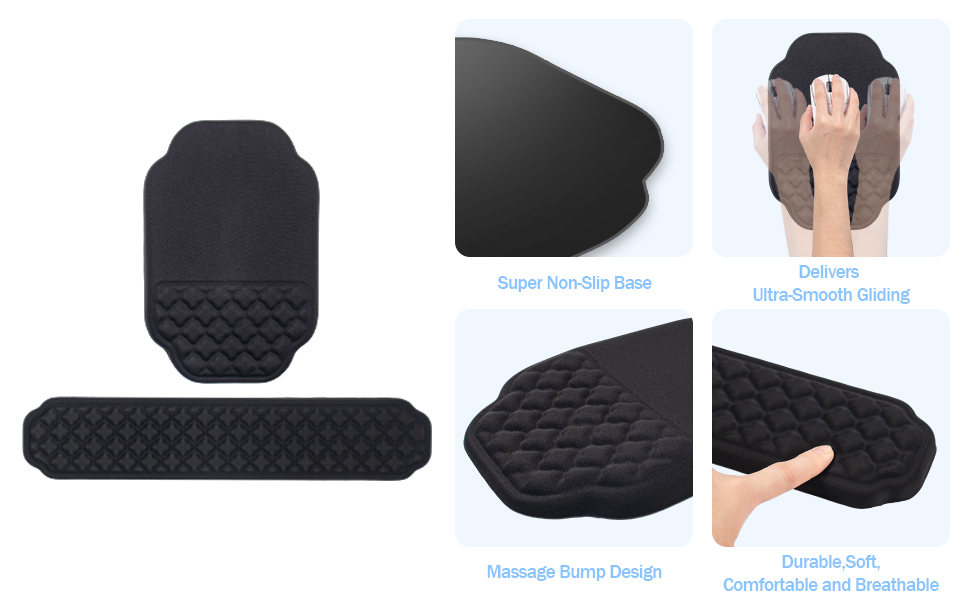 keyboard and mouse pad