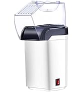 Electric Popcorn Machine Maker Popper With Measuring Spoon, Quick Popcorn, Oil Free, Good For Wat...
