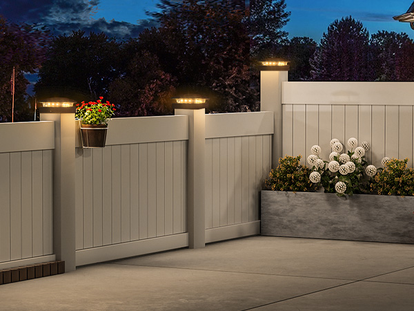 solar deck post lights