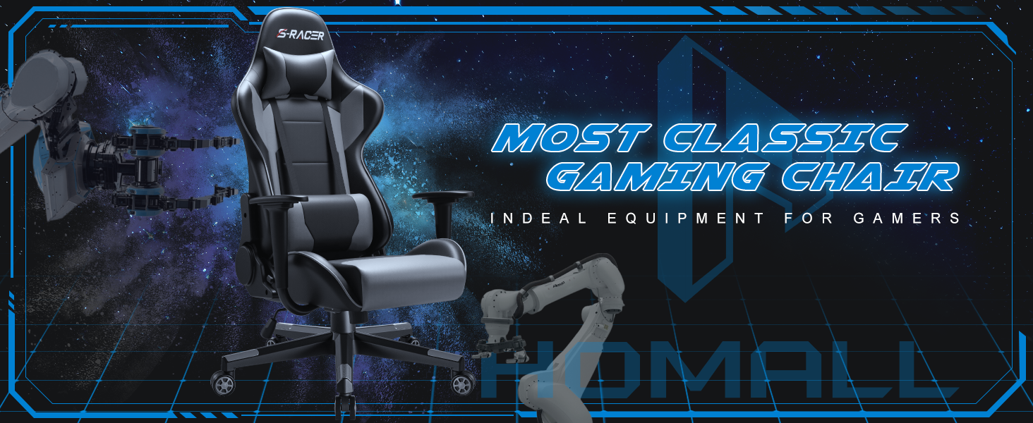 grey gaming chair