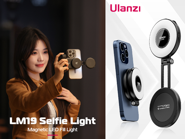 ULANZI Magnetic Selfie Light