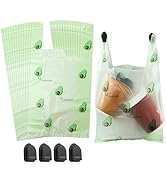 Car Trash Bag Hanging Disposable Car Garbage Bag Pack of 200 Small Auto Trash Bag for Car with 4 ...