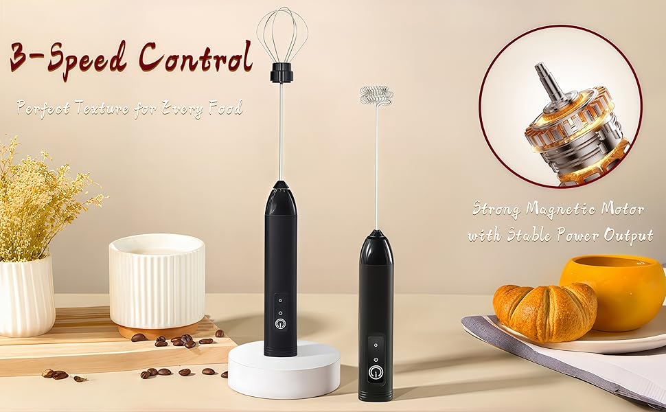 Mini Handheld Milk Frother Wand