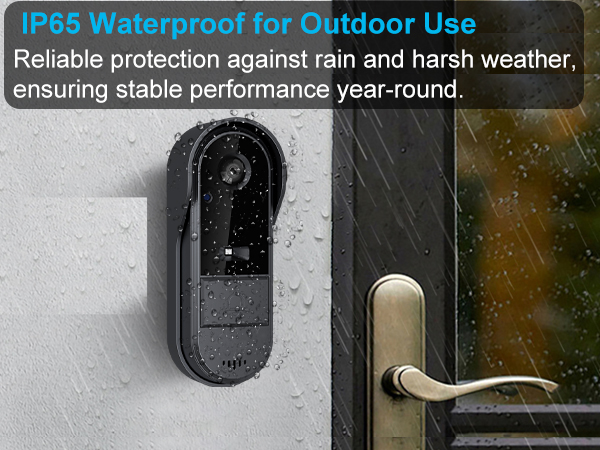 visiophon ring no wifi exterior waterproof gate Door Chime Screen Interior Videophone Audio 