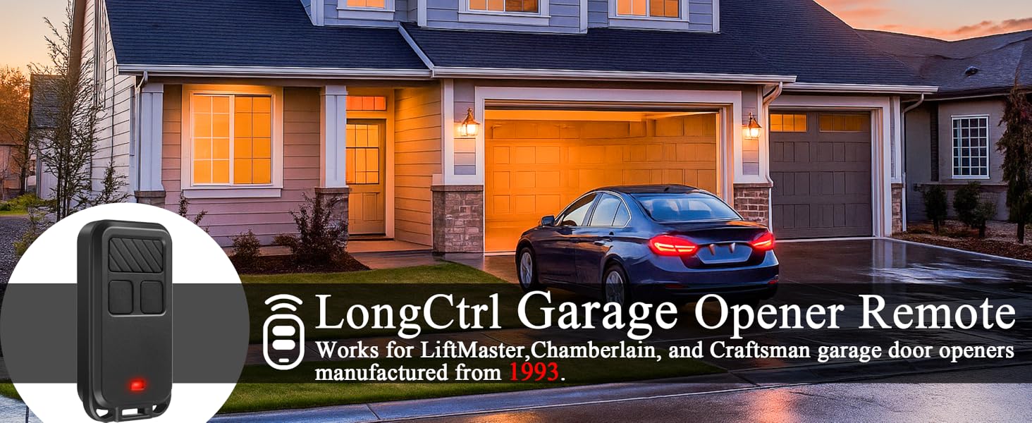 Wide Compatibility, Long Range, and 3-Door Control in a Compact Remote