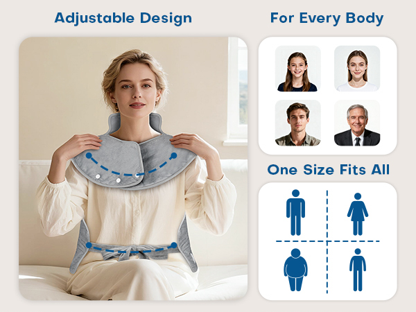 large weighted heat pad