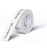 NIIMBOT Thermal Transfer Labels 0.55''x1.57'', for B18/N1 Label Maker, PET Material, Waterproof a...