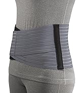 OTC Lower Back Select Series Lumbosacral Support for Women, Grey, Large