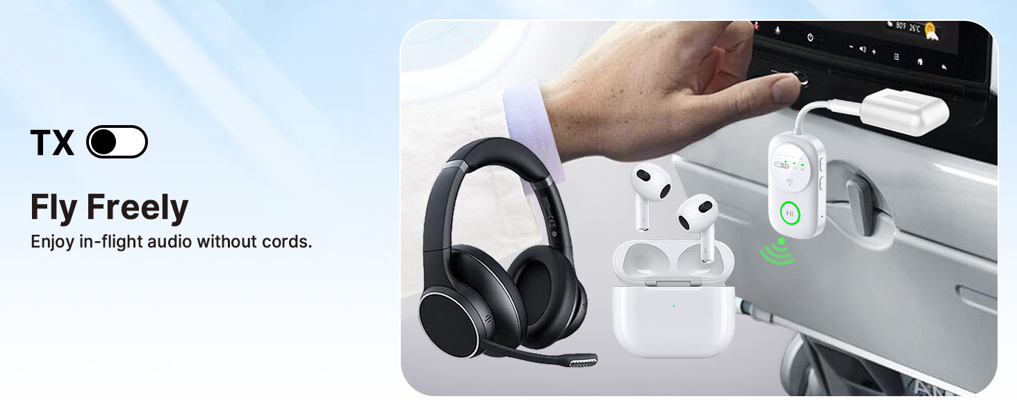 airplane bluetooth adapter