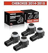 A-Premium 4-PC Reverse Backup Parking Assist Sensor Compatible with Select Ram &amp; Jeep &amp; Chrysler ...