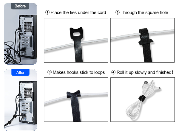 cord ties reusable