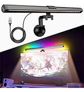 CATPOWER Computer Monitor Light Bar with RGB Backlight, Screen Monitor Lamp for Eye Caring, e-Rea...
