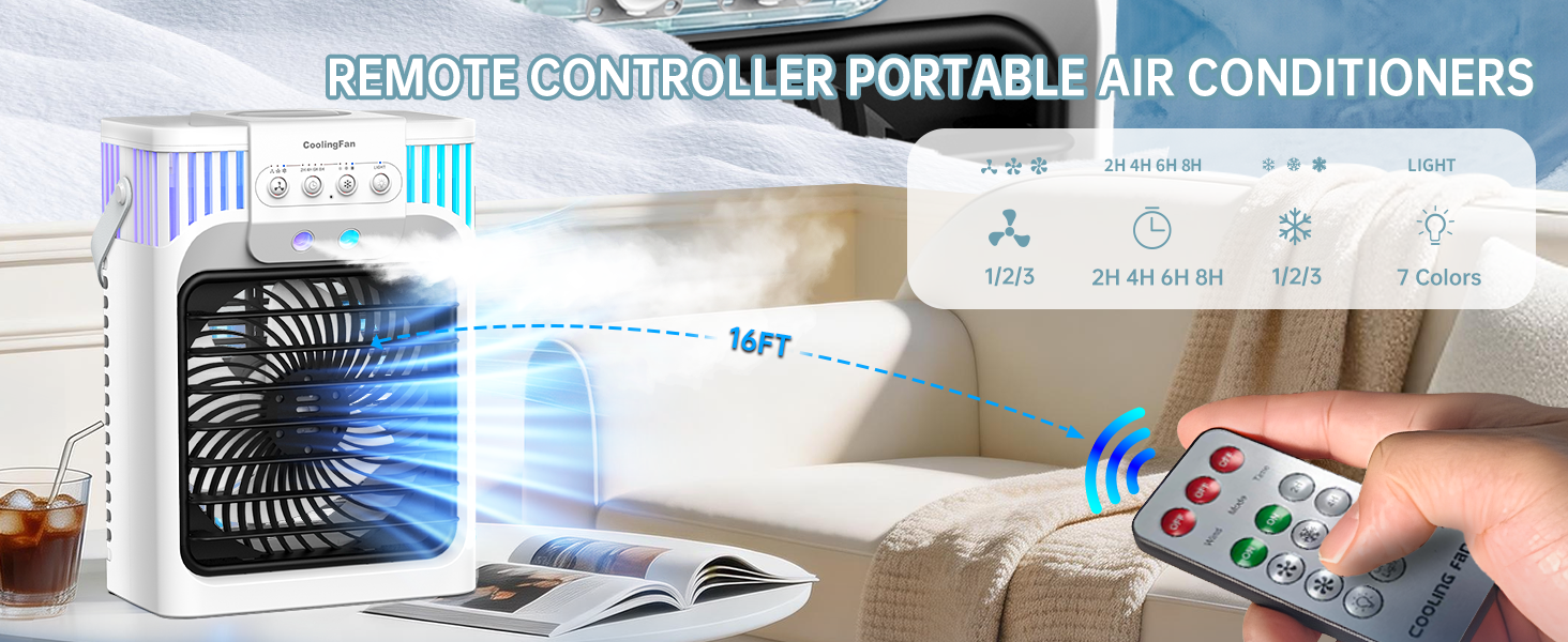 Portable Air Conditioner with remote