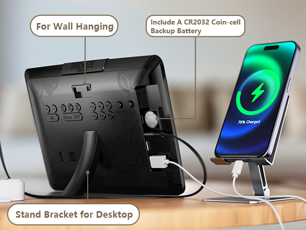 digital clock large display