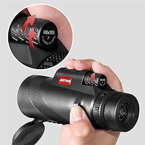 monocular telescope 80x100