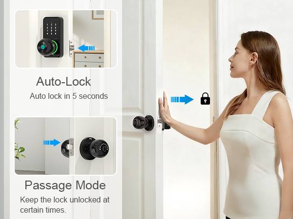 Auto-Lock/Passage Mode