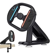 Controller Steering Wheel for Nintendo Switch 2 (2025) Gaming Racing Wheel Stand, Table Attachmen...