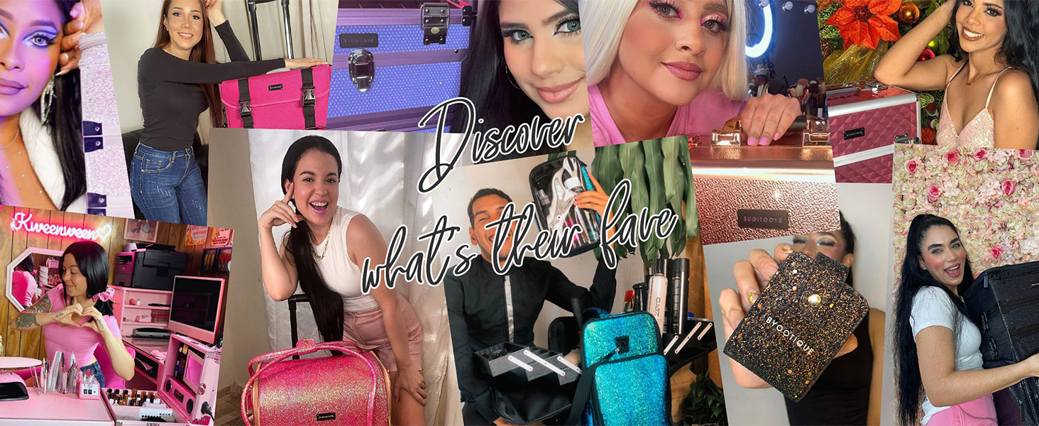 Byootique 4-in-1 Makeup Train Case