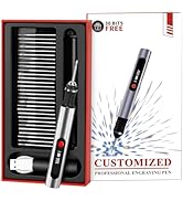 Kaibced Engraving Pen, Cordless Engraving Pen for Artists &amp; DIYers - Engrave 60+ Surfaces - Begin...