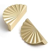 Brushed Gold Cabinet Pulls Cup Flat Vintage Drawer Pulls Zinc Alloy Drawer Handles Stylish Design...