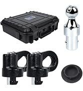 60692 Upgraded 38k Puck System Gooseneck Hitch 2-5/16“ Ball Kit with Case for 2013-2024 Ford F250...