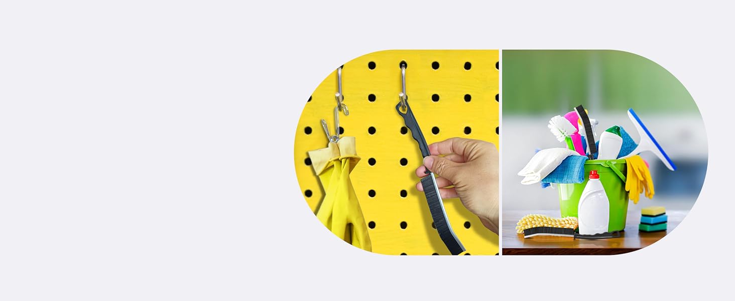 Hard Bristle Crevice Cleaning Brush