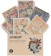 JOYMOOP 12 Pack Decorate Cleaning Cloth (Quiet Luxury of Decorative Series), Reusable Absorbent D...