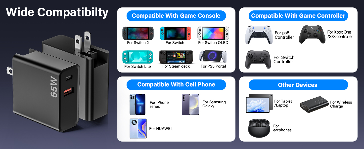 Charger for Nintendo Switch 2