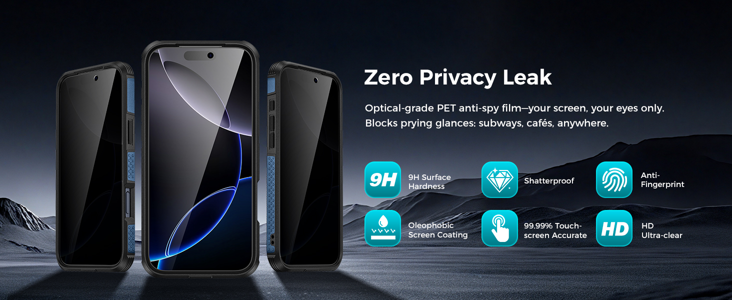 iPhone 17 Pro Max Case with Screen Protector