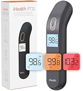iHealth Touchless Digital Thermometer for Adults and Kids - Baby Forehead Thermometer with Color ...