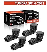 A-Premium 4-PC Reverse Backup Parking Assist Sensor Compatible with Select Toyota Models - RAV4 2...