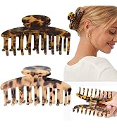 Big Claw Hair Clips 3.8 Inch Tortoise Banana Hair Clips for Women Girls Thin Hair French Design C...