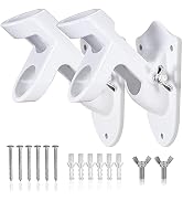 Flag Pole Holder Brackets, BONWIN 1" Flag Pole Mounting Bracket with Hardwares for House Wall Mou...