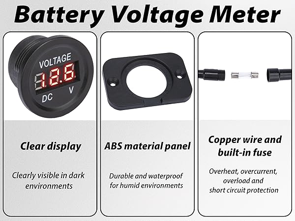 Car Battery Voltage Meter