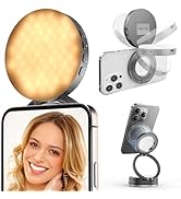 AURIANI Upgraded Magnetic Selfie Light for iPhone,Metal Portable Selfie Ring Light for Phone,LED ...