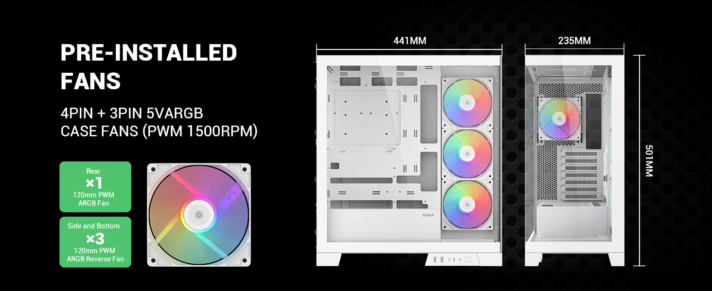 computer case airflow channel