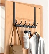 CHAUNCEY HOME Long Over The Door Hooks Hanger with 15.75" Arms for Easier Access by Shorter, Heav...