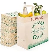50 Pack Reusable Thank You bag