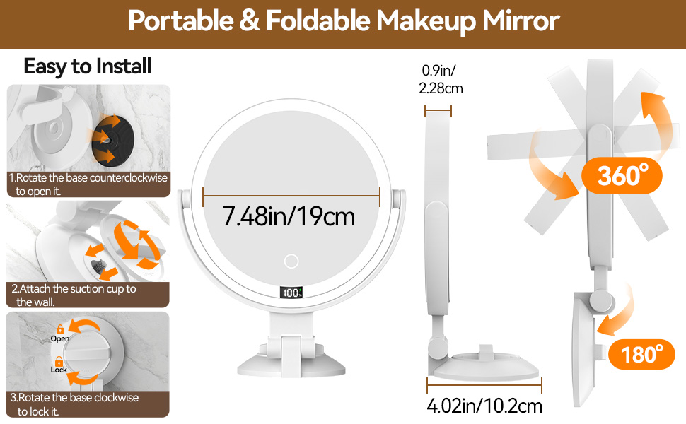 Portable mirror