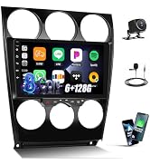[6+128G] 8-Core Android 15 Car Radio Stereo for Mazda 6 Atenza 2002-2008 with Wireless Carplay&amp;An...