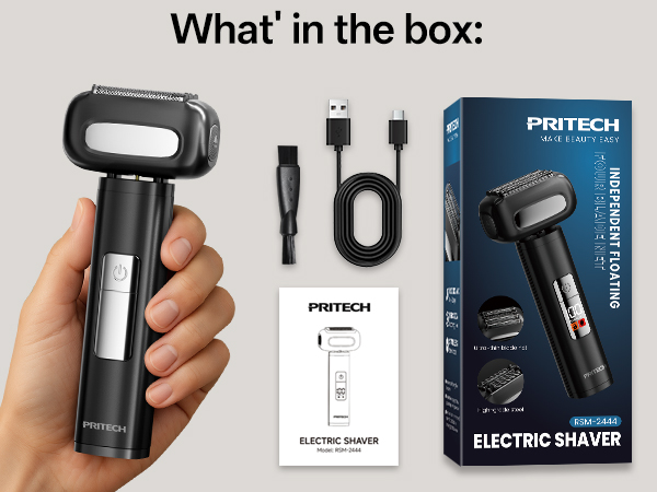 PRITECH Electric Razor Men Shaving Face