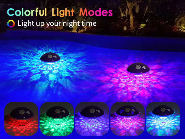 floating pool speaker with lights