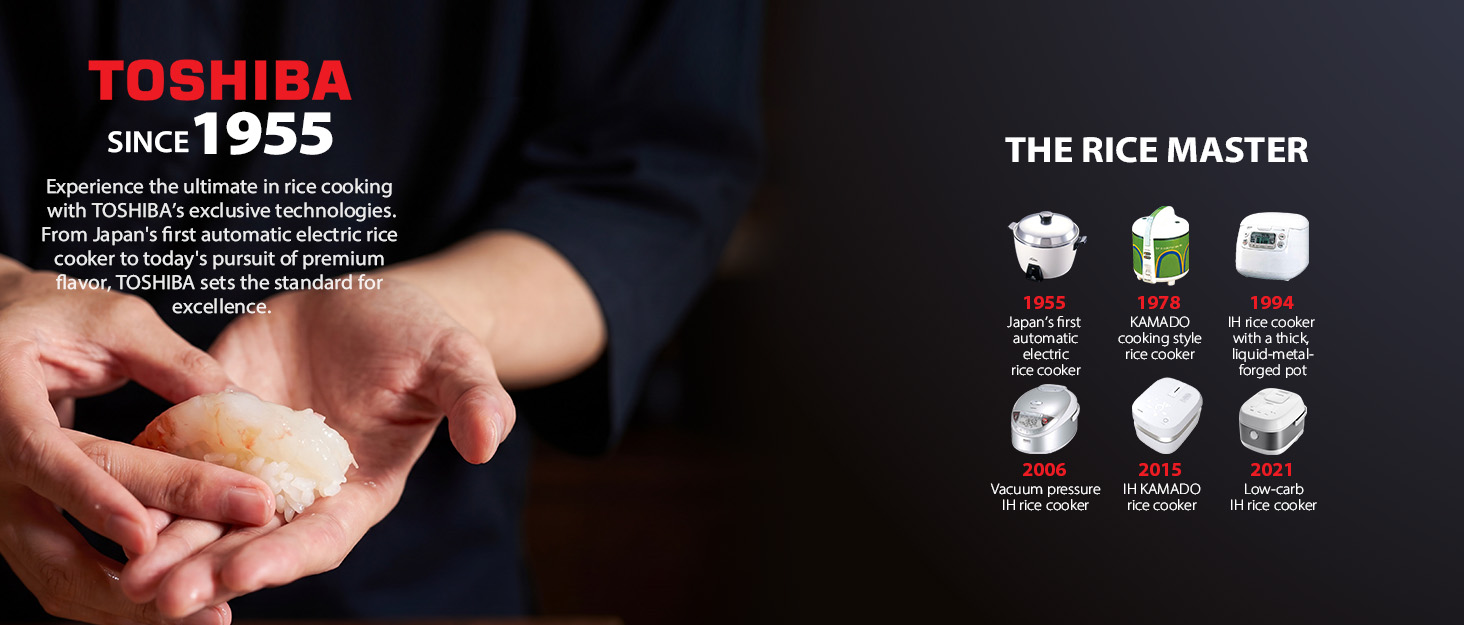 TOSHIBA SINCE 1955 - THE RICE MASTER